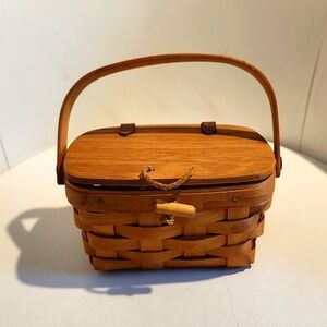 Longaberger 1996 Mini Purse Basket Signed